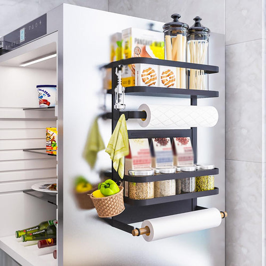 Magnetic Fridge Organizer & Storage Rack