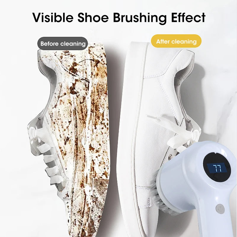 Electric Spin Scrubber- Cordless Power Cleaning Brush