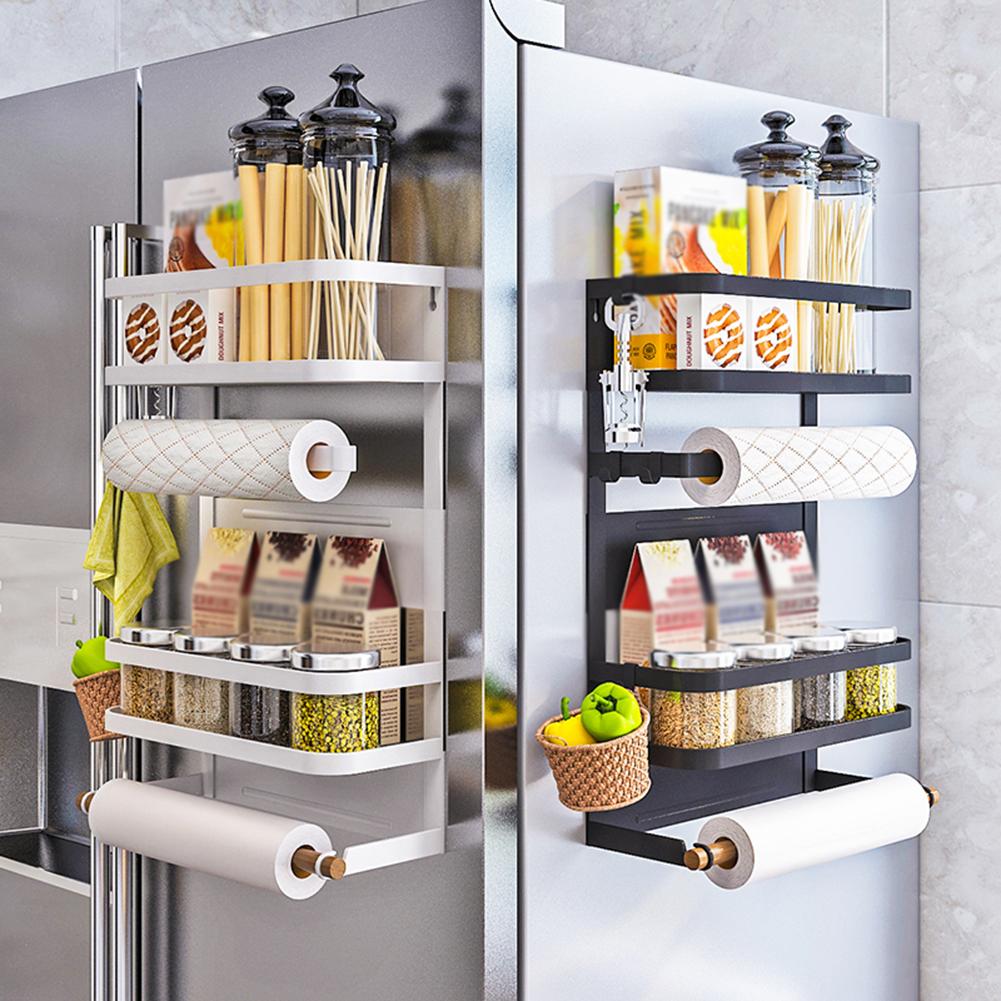 Magnetic Fridge Organizer & Storage Rack